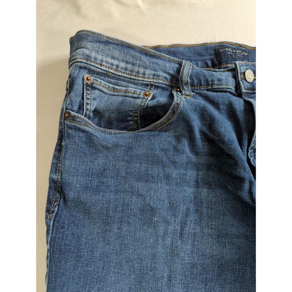 Lucky Brand 412 Athletic Slim Jeans Mens 36x30 Blue Denim Stretch Classic Fit - Picture 5 of 15